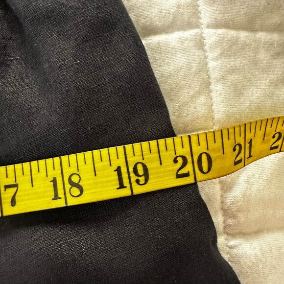 THERE WAS ONE Womens Shorts 29" Navy High Waisted Preppy Quiet Luxury Summer - Picture 9 of 13